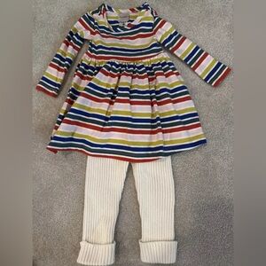 Hanna Andersson 12-18m Dress/Knit Leggings Outfit